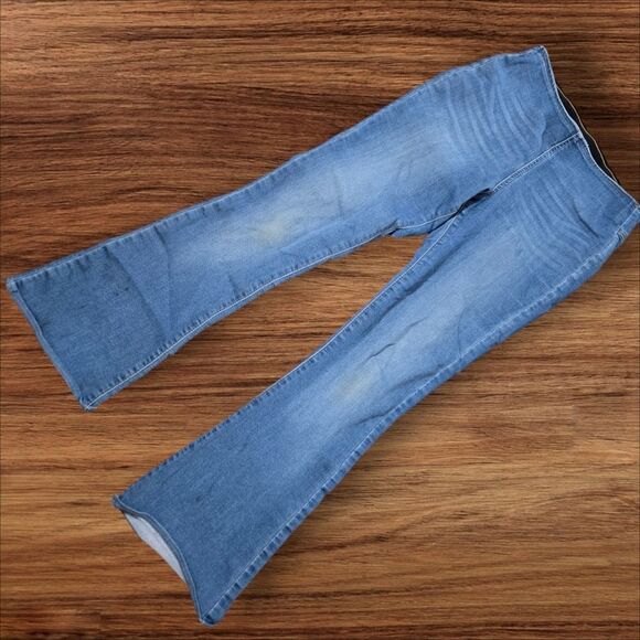 INC International Concepts Denim Pull on Flare Jeans - Picture 1 of 5